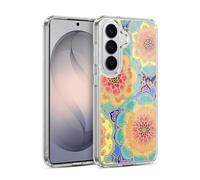 Head Case Designs Officially Licensed Micklyn Le Feuvre Obsession Florals 2 Gel Case [Military Grade Protection] Compatible with Samsung Galaxy S26 and Compatible with MagSafe