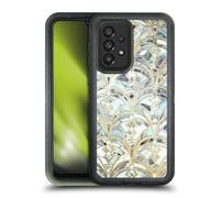 Head Case Designs Officially Licensed Micklyn Le Feuvre Pale Bright Mint And Sage Art Deco Marbling Marble Patterns Ultra-Armoured Shockproof Case [Military Grade] Compatible With Galaxy A33 5G (2022)