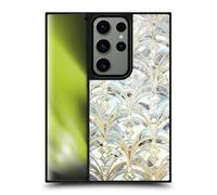 Head Case Designs Officially Licensed Micklyn Le Feuvre Pale Bright Mint And Sage Art Deco Marbling Marble Patterns Gel Armour Case [Military Grade] Compatible With Samsung Galaxy S24 Ultra 5G