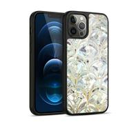 Head Case Designs Officially Licensed Micklyn Le Feuvre Pale Bright Mint And Sage Art Deco Marbling Marble Patterns Gel Armour Case [Military Grade Protection] Compatible With Apple iPhone 12 Pro Max