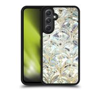 Head Case Designs Officially Licensed Micklyn Le Feuvre Pale Bright Mint And Sage Art Deco Marbling Marble Patterns Gel Armour Case [Military Grade Protection] Compatible With Samsung Galaxy A54 5G