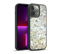 Head Case Designs Officially Licensed Micklyn Le Feuvre Pale Bright Mint And Sage Art Deco Marbling Marble Patterns Gel Armour Case [Military Grade Protection] Compatible With Apple iPhone 13 Pro Max