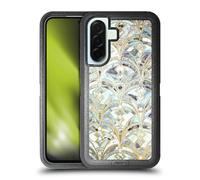 Head Case Designs Officially Licensed Micklyn Le Feuvre Pale Bright Mint And Sage Art Deco Marbling Marble Patterns Ultra-Armoured Shockproof Case Compatible With Samsung Galaxy A36 5G