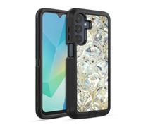 Head Case Designs Officially Licensed Micklyn Le Feuvre Pale Bright Mint And Sage Art Deco Marbling Marble Patterns Ultra-Armoured Shockproof Case Compatible With Samsung Galaxy A16 5G