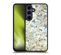 Head Case Designs Officially Licensed Micklyn Le Feuvre Pale Bright Mint And Sage Art Deco Marbling Marble Patterns Gel Armour Case [Military Grade Protection] Compatible With Samsung Galaxy S25 FE