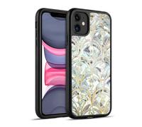 Head Case Designs Officially Licensed Micklyn Le Feuvre Pale Bright Mint And Sage Art Deco Marbling Marble Patterns Gel Armour Case [Military Grade Protection] Compatible With Apple iPhone 11