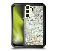 Head Case Designs Officially Licensed Micklyn Le Feuvre Pale Bright Mint And Sage Art Deco Marbling Marble Patterns Ultra-Armoured Shockproof Case Compatible With Samsung Galaxy A25 5G