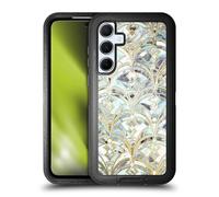 Head Case Designs Officially Licensed Micklyn Le Feuvre Pale Bright Mint And Sage Art Deco Marbling Marble Patterns Ultra-Armoured Shockproof Case Compatible With Samsung Galaxy A55 5G