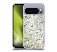 Head Case Designs Officially Licensed Micklyn Le Feuvre Pale Bright Mint And Sage Art Deco Marbling Marble Patterns Gel Case [Military Grade] Compatible with Google Pixel 10 & Compatible with MagSafe