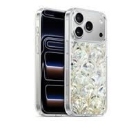 Head Case Designs Officially Licensed Micklyn Le Feuvre Pale Bright Mint And Sage Art Deco Marbling Marble Gel Case [Military Grade] Compatible with Apple iPhone 17 Pro & Compatible with MagSafe