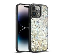 Head Case Designs Officially Licensed Micklyn Le Feuvre Pale Bright Mint And Sage Art Deco Marbling Marble Patterns Gel Armour Case [Military Grade Protection] Compatible With Apple iPhone 14 Pro Max
