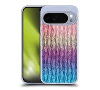 Head Case Designs Officially Licensed Micklyn Le Feuvre Rainbow Chunky Knit Patterns Gel Case [Military Grade Protection] Compatible with Google Pixel 10 Pro XL and Compatible with MagSafe