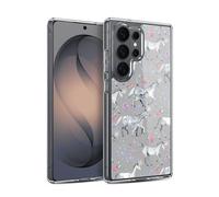 Head Case Designs Officially Licensed Micklyn Le Feuvre Stars And Unicorns On Grey Wildlife Gel Case [Military Grade Protection] Compatible with Samsung Galaxy S26 Ultra and Compatible with MagSafe