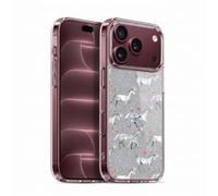 Head Case Designs Officially Licensed Micklyn Le Feuvre Stars And Unicorns On Grey Wildlife Gel Case [Military Grade Protection] Compatible with Apple iPhone 18 Pro and Compatible with MagSafe