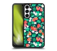 Head Case Designs Officially Licensed Micklyn Le Feuvre Strawberry Watercolor in Blue Flora And Fauna Gel Armour Case [Military Grade Protection] Compatible With Samsung Galaxy A16 5G