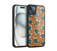 Head Case Designs Officially Licensed Micklyn Le Feuvre Tiny Turtle Treasures Flora And Fauna Gel Armour Case [Military Grade Protection] Compatible With Apple iPhone 15 Plus