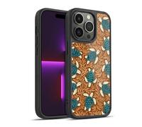 Head Case Designs Officially Licensed Micklyn Le Feuvre Tiny Turtle Treasures Flora And Fauna Gel Armour Case [Military Grade Protection] Compatible With Apple iPhone 14 Pro