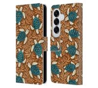Head Case Designs Officially Licensed Micklyn Le Feuvre Tiny Turtle Treasures Flora And Fauna Leather Wallet Case Compatible With Samsung Galaxy S26