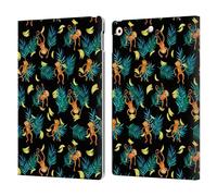 Head Case Designs Officially Licensed Micklyn Le Feuvre Tropical Monkey Banana Animals Leather Wallet Case Compatible With Apple iPad 10.2 2019/2020/2021