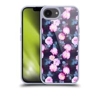 Head Case Designs Officially Licensed Micklyn Le Feuvre Twilight Roses Florals 2 Gel Case [Military Grade Protection] Compatible with Apple iPhone 16e and Compatible with MagSafe