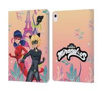 Head Case Designs Officially Licensed Miraculous Ladybug Aqua Power Aqua Ladybug Leather Wallet Case Compatible With Apple iPad Air 13 2024/2025
