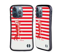 Head Case Designs Officially Licensed Miraculous Ladybug Cat Noir And Ladybug Radiant Red Hybrid Case Compatible With Apple iPhone 13 Pro