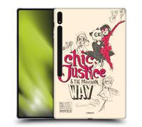 Head Case Designs Officially Licensed Miraculous Ladybug Chic Justice Sketches Gel Case [Military Grade Protection] Compatible With Samsung Galaxy Tab S8 Ultra