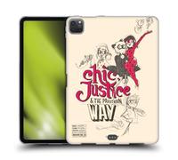 Head Case Designs Officially Licensed Miraculous Ladybug Chic Justice Sketches Gel Case [Military Grade Protection] Compatible With Apple iPad Pro 11 2020/2021 / 2022