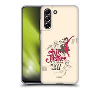 Head Case Designs Officially Licensed Miraculous Ladybug Chic Justice Sketches Gel Case [Military Grade Protection] Compatible with Samsung Galaxy S21 FE 5G and Compatible with MagSafe