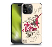 Head Case Designs Officially Licensed Miraculous Ladybug Chic Justice Sketches Hard Back Case Compatible With Apple iPhone 15 Pro Max