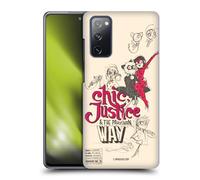 Head Case Designs Officially Licensed Miraculous Ladybug Chic Justice Sketches Hard Back Case Compatible With Samsung Galaxy S20 FE / 5G