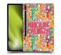 Head Case Designs Officially Licensed Miraculous Ladybug Heroes Pattern Sketches Gel Case [Military Grade Protection] Compatible With Samsung Galaxy Tab S8 Plus