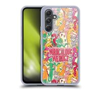 Head Case Designs Officially Licensed Miraculous Ladybug Heroes Pattern Sketches Gel Case [Military Grade Protection] Compatible With Samsung Galaxy A54 5G