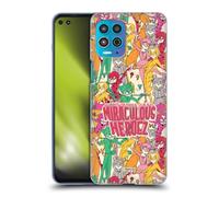 Head Case Designs Officially Licensed Miraculous Ladybug Heroes Pattern Sketches Gel Case [Military Grade Protection] Compatible With Motorola Moto G100