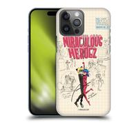 Head Case Designs Officially Licensed Miraculous Ladybug Ladybug And Cat Noir Sketches Hard Back Case Compatible With Apple iPhone 14 Pro Max