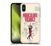 Head Case Designs Officially Licensed Miraculous Ladybug Ladybug And Cat Noir Sketches Hard Back Case Compatible With Apple iPhone XS Max