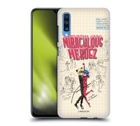 Head Case Designs Officially Licensed Miraculous Ladybug Ladybug And Cat Noir Sketches Hard Back Case Compatible With Samsung Galaxy A70 (2019)