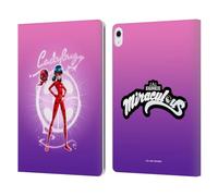 Head Case Designs Officially Licensed Miraculous Ladybug Ladybug Graphics Leather Wallet Case Compatible With Apple iPad Air 13 2024/2025