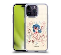Head Case Designs Officially Licensed Miraculous Ladybug Ladybug Sketches Gel Case [Military Grade Protection] Compatible With Apple iPhone 14 Pro Max