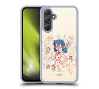 Head Case Designs Officially Licensed Miraculous Ladybug Ladybug Sketches Gel Case [Military Grade Protection] Compatible With Samsung Galaxy A54 5G