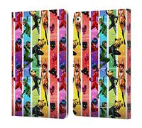 Head Case Designs Officially Licensed Miraculous Ladybug Pattern Graphics Leather Wallet Case Compatible With Apple iPad 9.7 2017 / iPad 9.7 2018