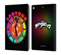 Head Case Designs Officially Licensed Miraculous Ladybug Rainbow Graphics Leather Wallet Case Compatible With Apple iPad 10.2 2019/2020/2021