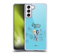 Head Case Designs Officially Licensed Miraculous Ladybug Romance In Paris Sketches Gel Case [Military Grade Protection] Compatible with Samsung Galaxy S21+ 5G and Compatible with MagSafe