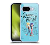 Head Case Designs Officially Licensed Miraculous Ladybug Romance In Paris Sketches Gel Case [Military Grade Protection] Compatible With Google Pixel 9A