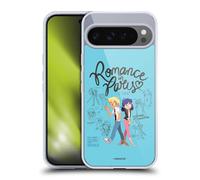 Head Case Designs Officially Licensed Miraculous Ladybug Romance In Paris Sketches Gel Case [Military Grade Protection] Compatible With Google Pixel 9 Pro XL