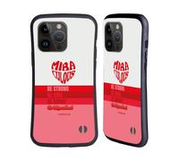 Head Case Designs Officially Licensed Miraculous Ladybug Typography Radiant Red Hybrid Case Compatible With Apple iPhone 15 Pro Max