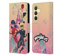 Head Case Designs Officially Licensed Miraculous Tales of Ladybug & Cat Noir Aqua Power Aqua Ladybug Leather Wallet Case Compatible With Samsung Galaxy S24 5G