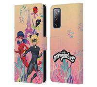 Head Case Designs Officially Licensed Miraculous Tales of Ladybug & Cat Noir Aqua Power Aqua Ladybug Leather Wallet Case Compatible With Samsung Galaxy S20 FE / 5G