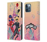 Head Case Designs Officially Licensed Miraculous Tales of Ladybug & Cat Noir Aqua Power Aqua Ladybug Leather Wallet Case Compatible With Apple iPhone 12 Pro Max
