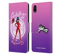 Head Case Designs Officially Licensed Miraculous Tales of Ladybug & Cat Noir Ladybug Graphics Leather Wallet Case Compatible With Apple iPhone XR